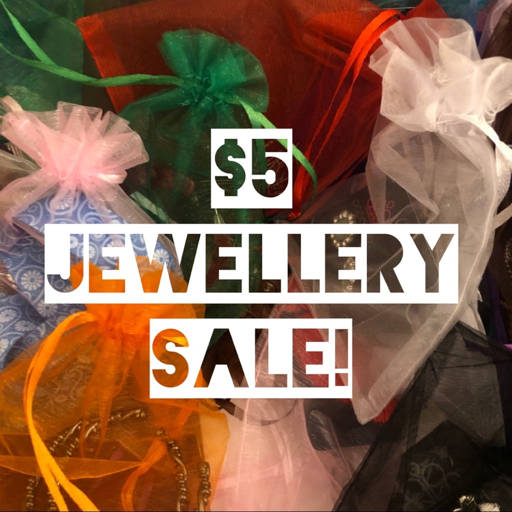all jewelry is $5 or less!!